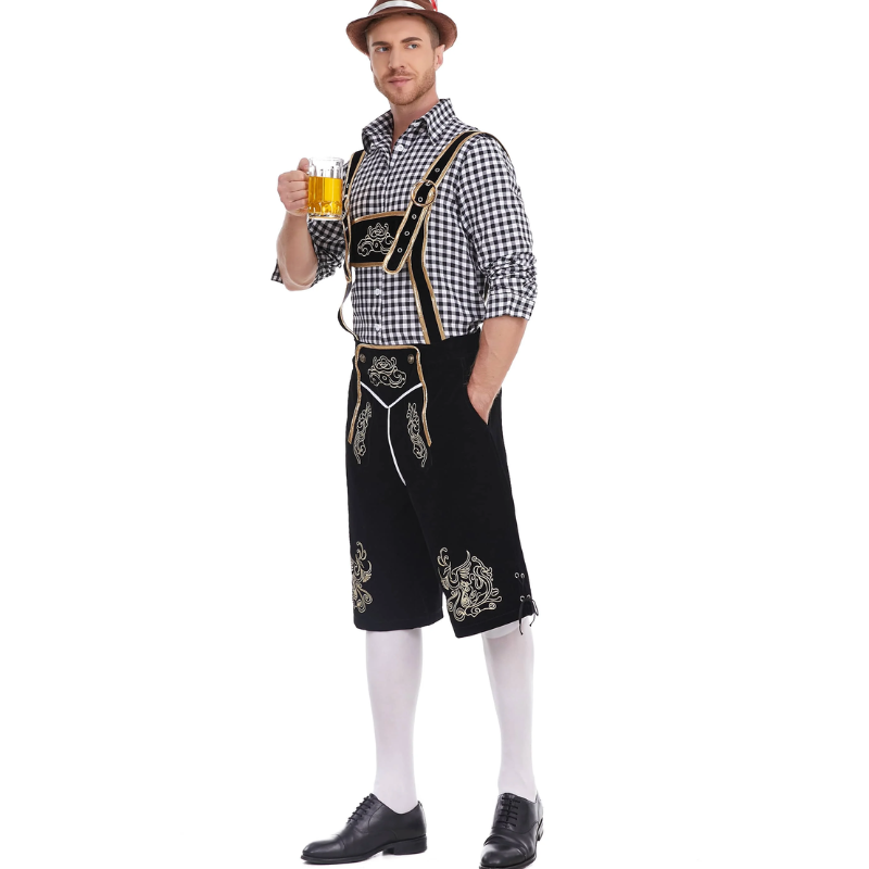 WoudGer - Lederhosen voor Heren - Perfecte Beierse Outfit voor Oktoberfest