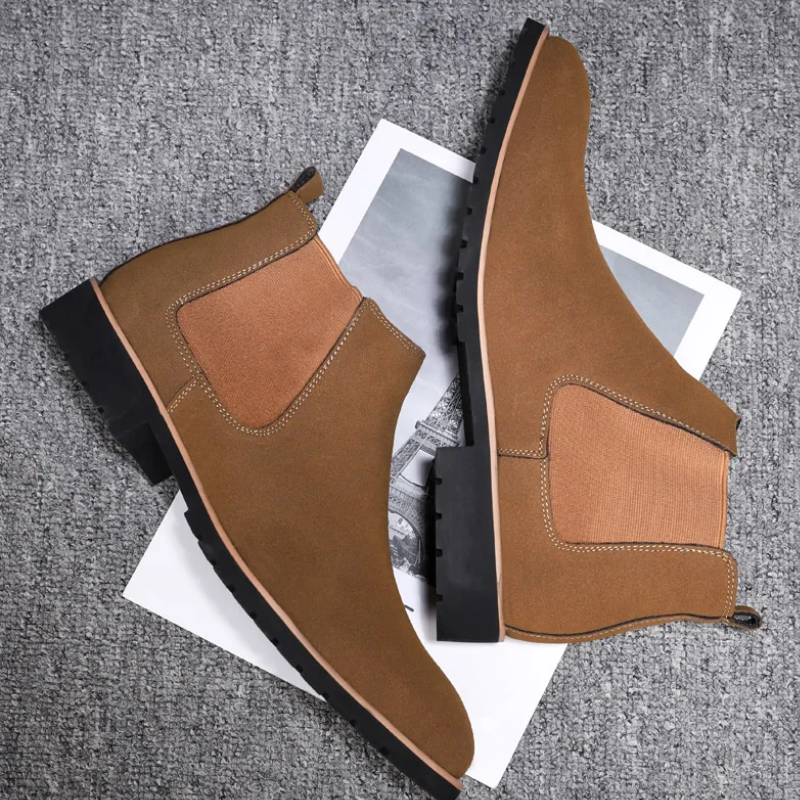 Helstan - Duurzame Chelsea Boots Heren met Profielzool