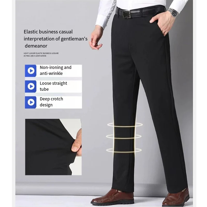 Barwelt - Heren Pantalon - Comfortabele Businessbroek, Rechte Pasvorm