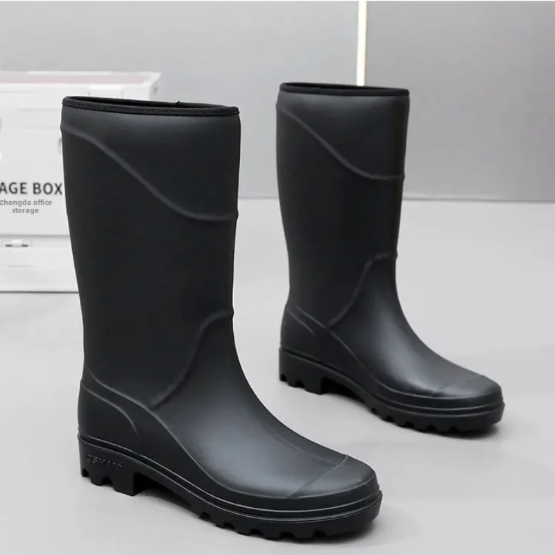 Zonregen - Heren Regenlaarzen – Waterdichte Laarzen met Antislip Zool