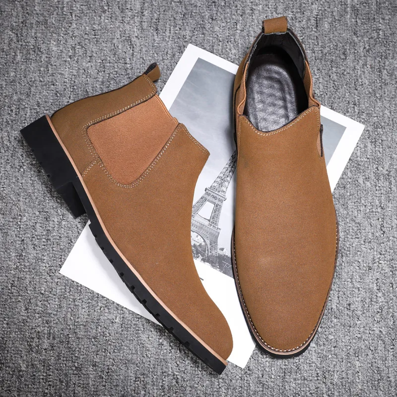 Helstan - Duurzame Chelsea Boots Heren met Profielzool