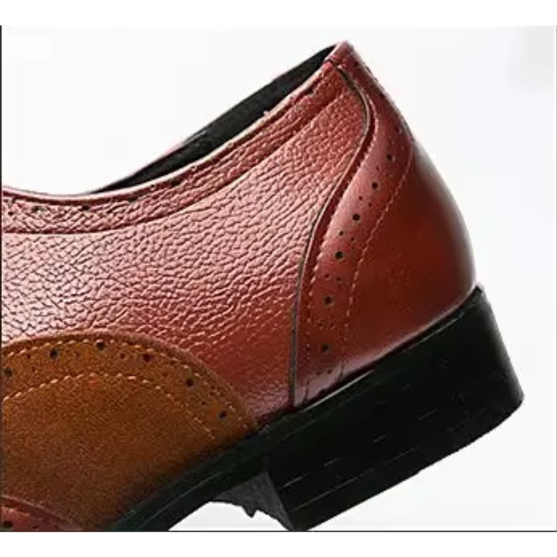 Kendrix - Nette Heren Schoenen van Leer met Wingtip en Brogue Details