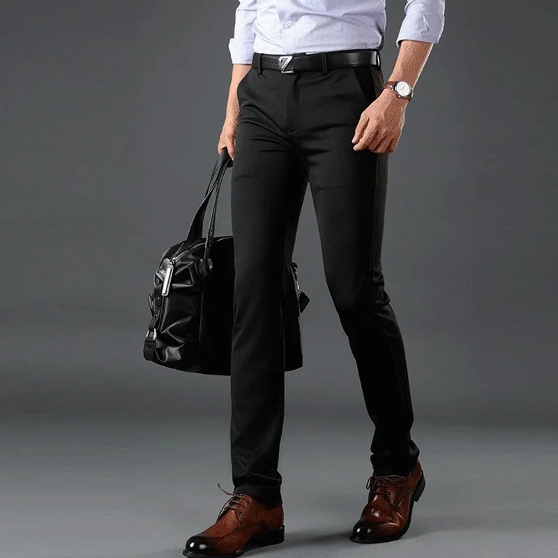 Malbron - Heren Pantalon - Slim Fit, Strijkvrij, Comfortabele Pasvorm