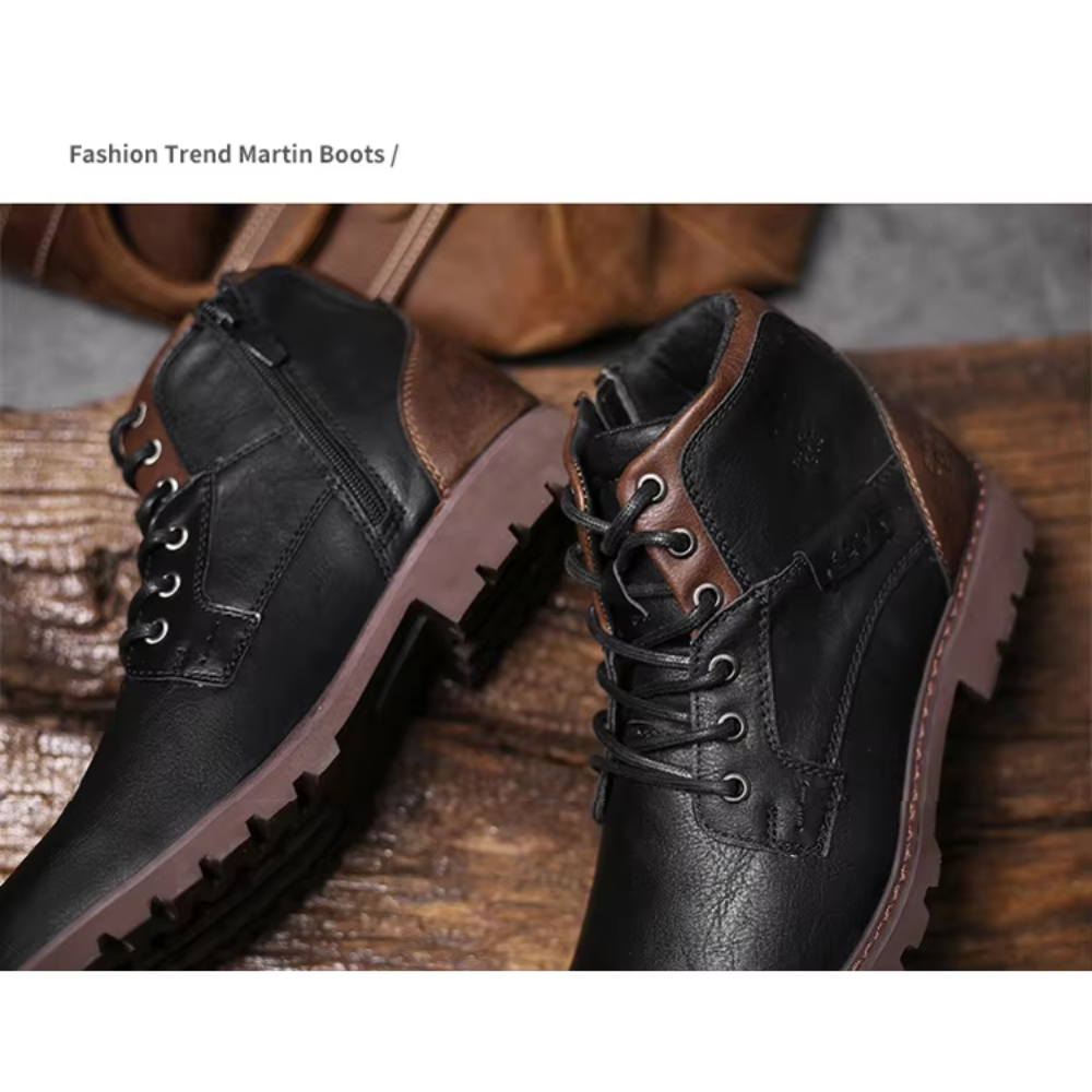 Trednor - Herenschoenen Boots - Leren Veterschoenen, Duurzaam & Antislip Buiten