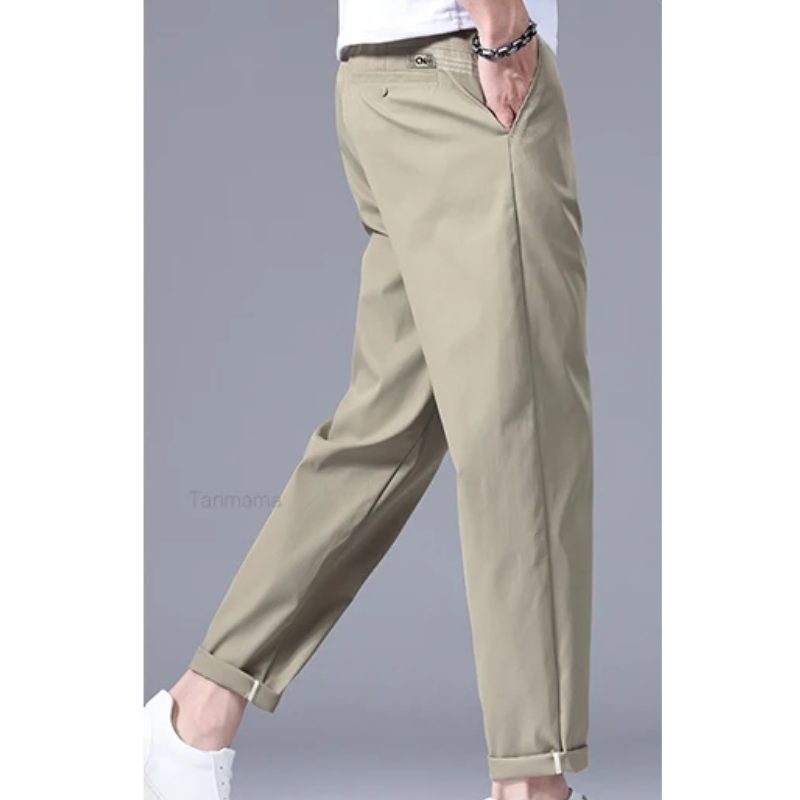 Vorlano -  Heren Pantalon - Broek Met Elastische Tailleband en Comfort Fit