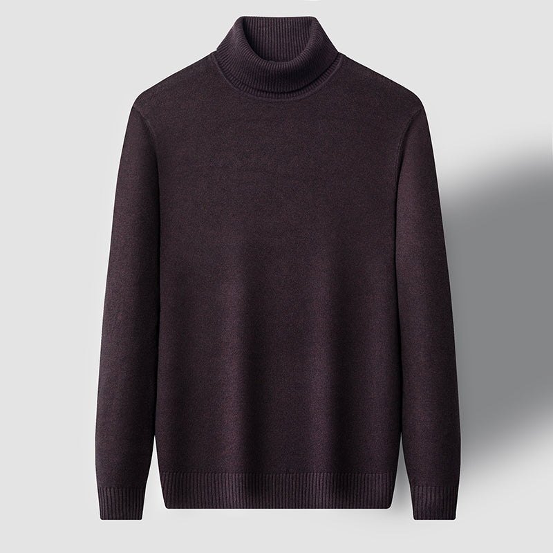 Oliver® coltrui wol met fleece gebreide trui
