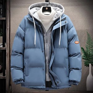 Vandrux - Puffer Jacket Heren met Capuchon, Dikke Isolatie, Winddicht & Casual Pasvorm