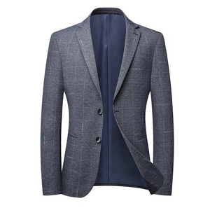 Garvian - Heren Colbert - Slim Fit Blazer Met Textuur en Twee Knoopsluiting