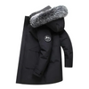 Warmnor - Heren Parka Winterjas met Nepbont Capuchon, Winddicht, Waterdicht