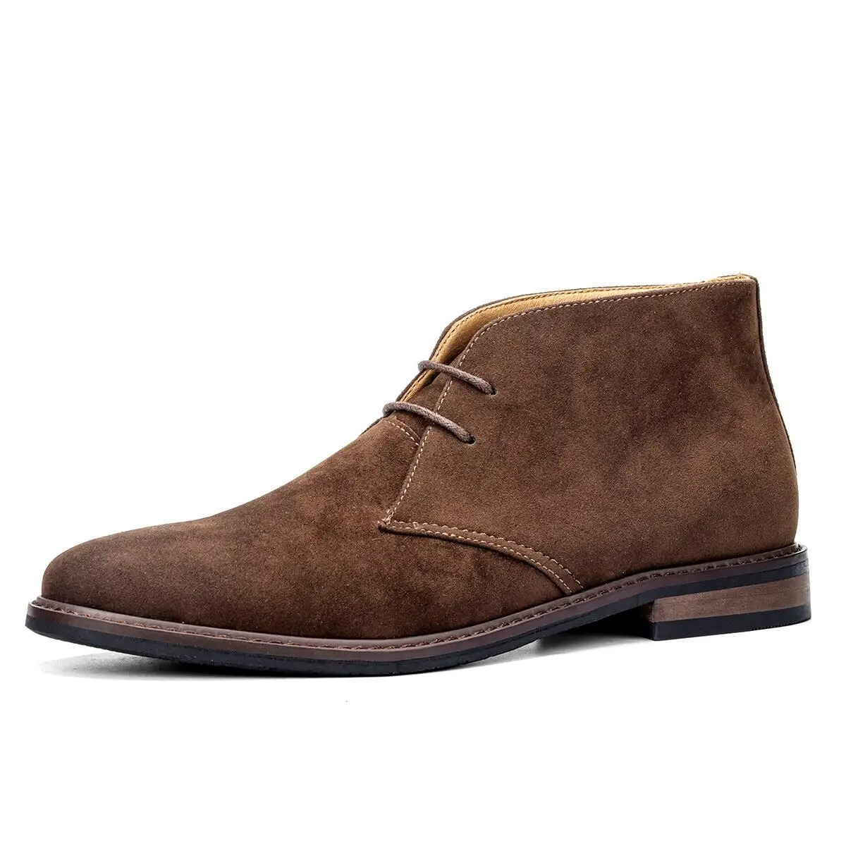 Wildhor - Elegante Heren Boots van Suède met Vetersluiting, Tijdloos Design