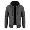 Zovrell - Heren Vest met Rits - Warme Gebreide Cardigan met Capuchon