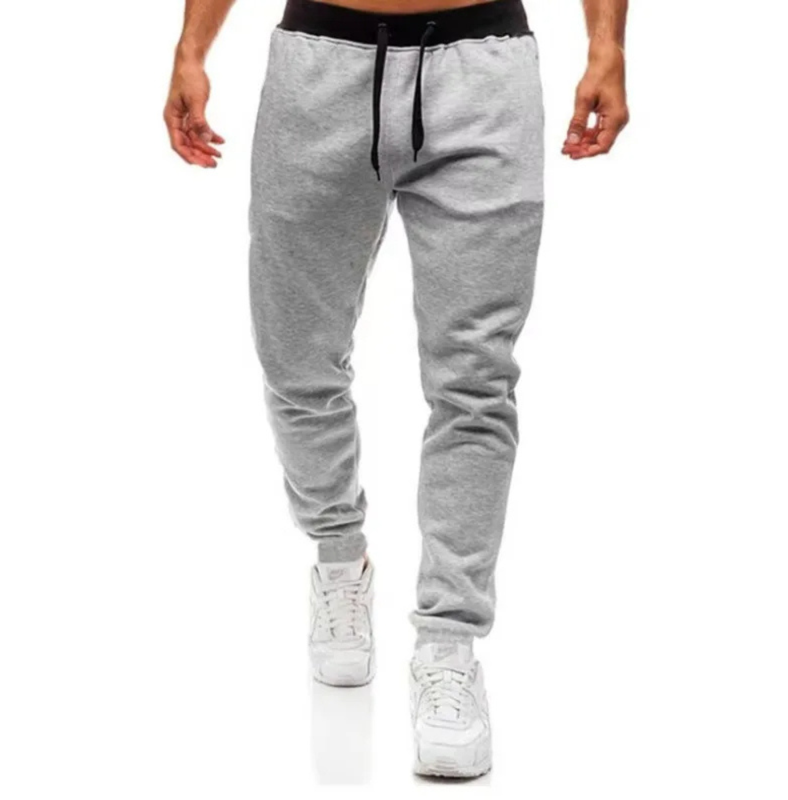 Gentzel - Joggingbroek Heren - Slim Fit Trainingsbroek met Contrasterende Strepen