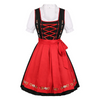 Gerndel - Dirndl Dames Jurk met Borduursels en Schort