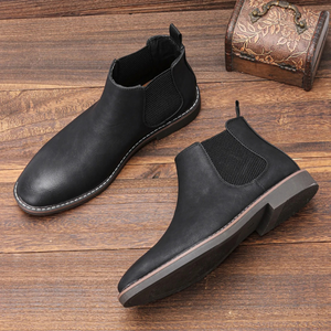 Vortren - Chelsea Boots Heren met Comfortabele Binnenzool en Antislip Zool