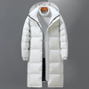 Trovell - Puffer Jacket Heren Extra Lang met Capuchon, Winddicht, Geïsoleerd & Warm