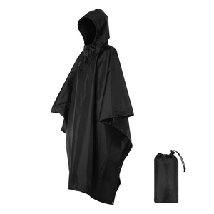 Vlagero - Heren Regenjas Poncho Waterdicht Lichtgewicht met Capuchon