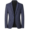 Lavrico - Heren Colbert - Slim Fit Blazer Met Twee Knoopsluiting en Textuur