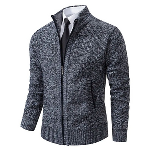 Jarnell - Heren Vest met Rits - Textuur Gebreide Cardigan