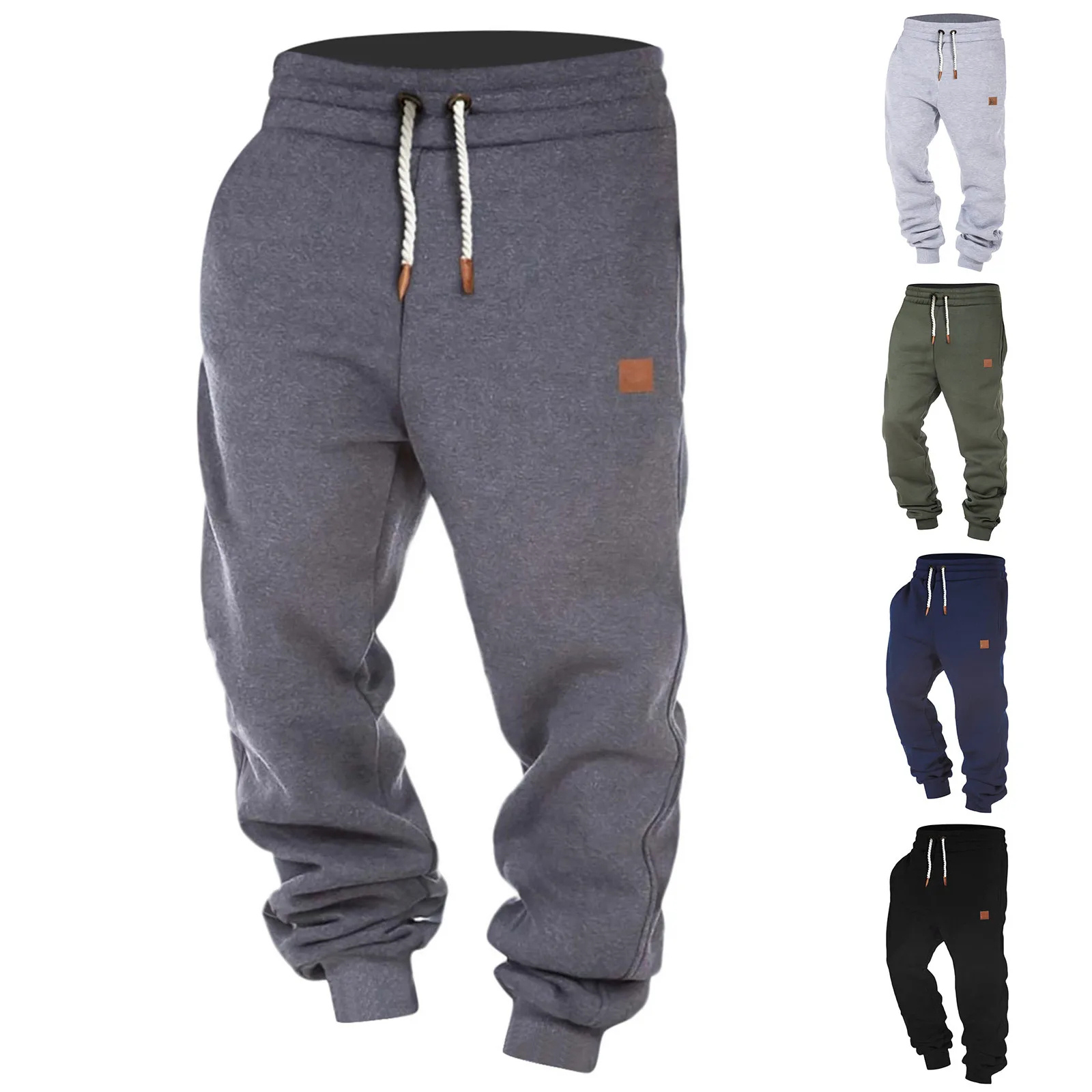 Gevoeld - Joggingbroek Heren - Zachte Sweatpants met Verstelbare Touwsluiting