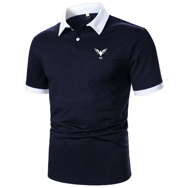 James Contrast Polo Heren - Opvallend en elegant