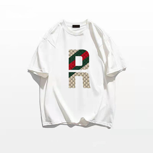 James' Luxe Heren T-shirt met Korte Mouwen - Stijlvol Katoenen Print T-shirt