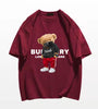 James 2023 Nieuw Luxe Ontwerp T-shirt - Cartoon Beer Print Katoen
