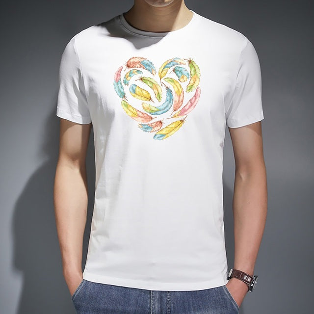 James Luxe Zomer T-shirt Heren Casual Tops Hip Hop Design