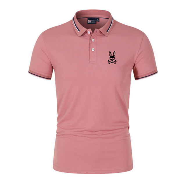 James Polo voor Heren met Geruite Kraag en Mouwboorden - Blauw