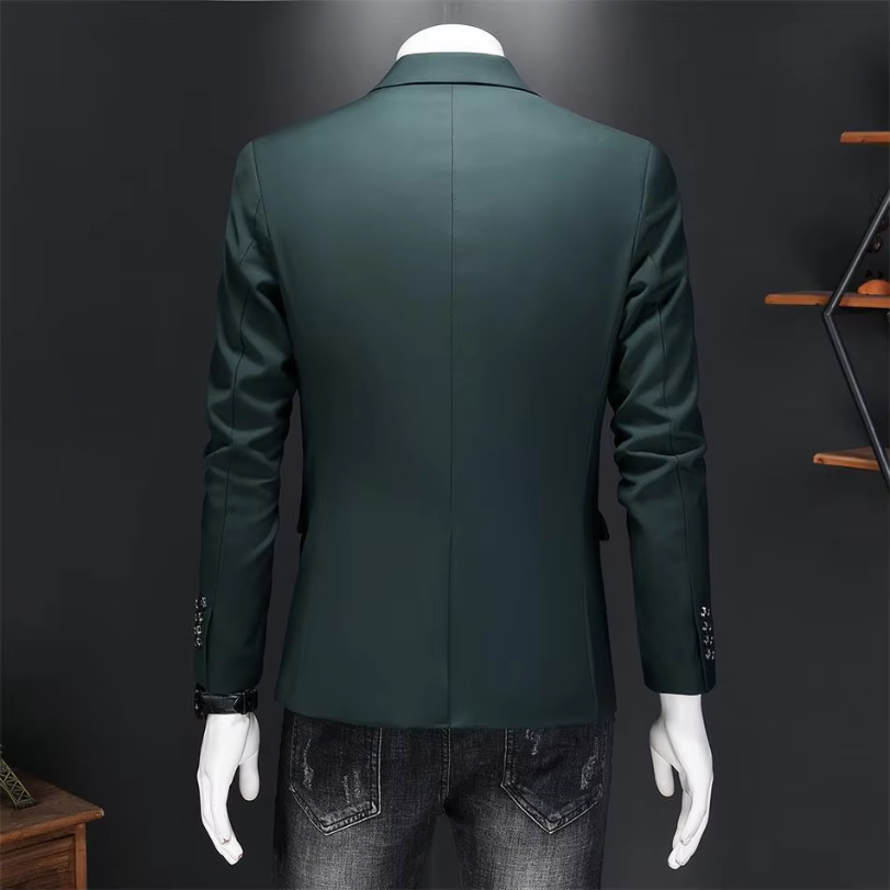 Evander - Heren Colbert - Slim Fit Blazer Met Één Knoop voor Casual Gebruik