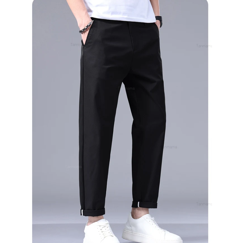 Vorlano -  Heren Pantalon - Broek Met Elastische Tailleband en Comfort Fit