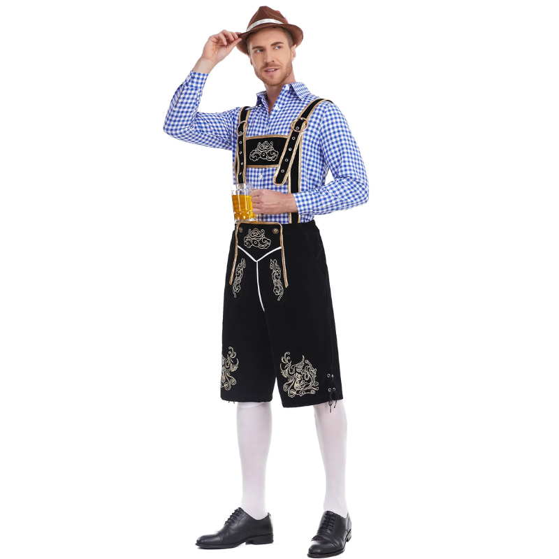 WoudGer - Lederhosen voor Heren - Perfecte Beierse Outfit voor Oktoberfest