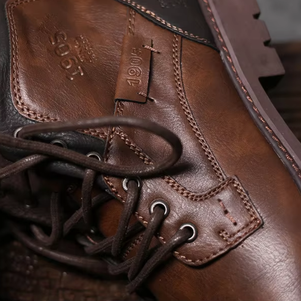 Trednor - Herenschoenen Boots - Leren Veterschoenen, Duurzaam & Antislip Buiten