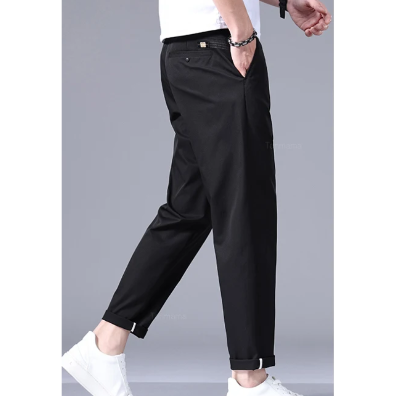 Vorlano -  Heren Pantalon - Broek Met Elastische Tailleband en Comfort Fit