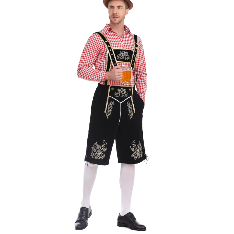 WoudGer - Lederhosen voor Heren - Perfecte Beierse Outfit voor Oktoberfest