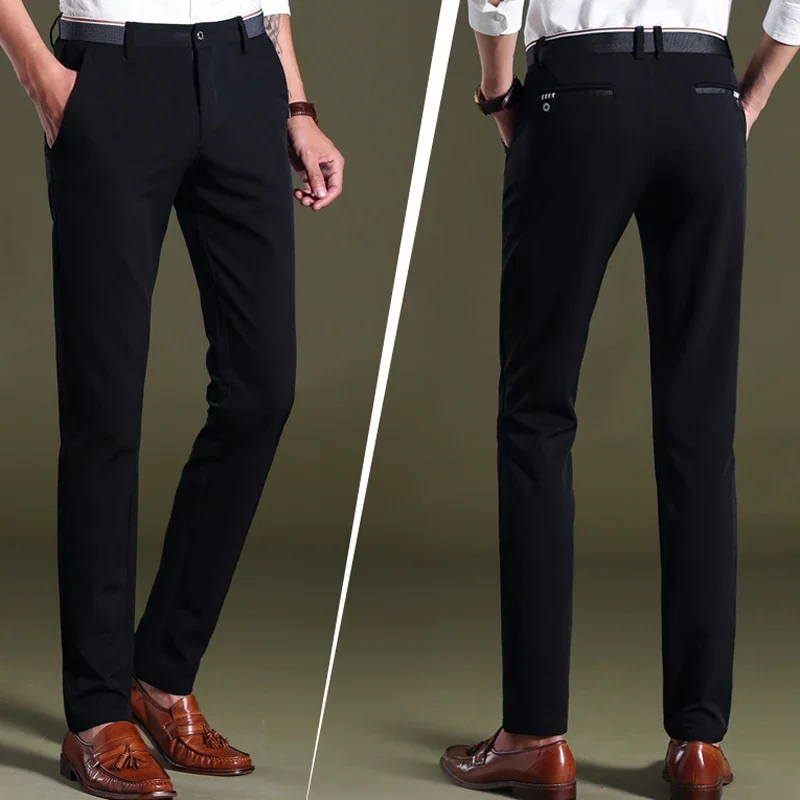 Malbron - Heren Pantalon - Slim Fit, Strijkvrij, Comfortabele Pasvorm