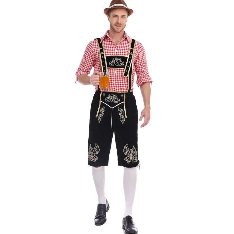 WoudGer - Lederhosen voor Heren - Perfecte Beierse Outfit voor Oktoberfest