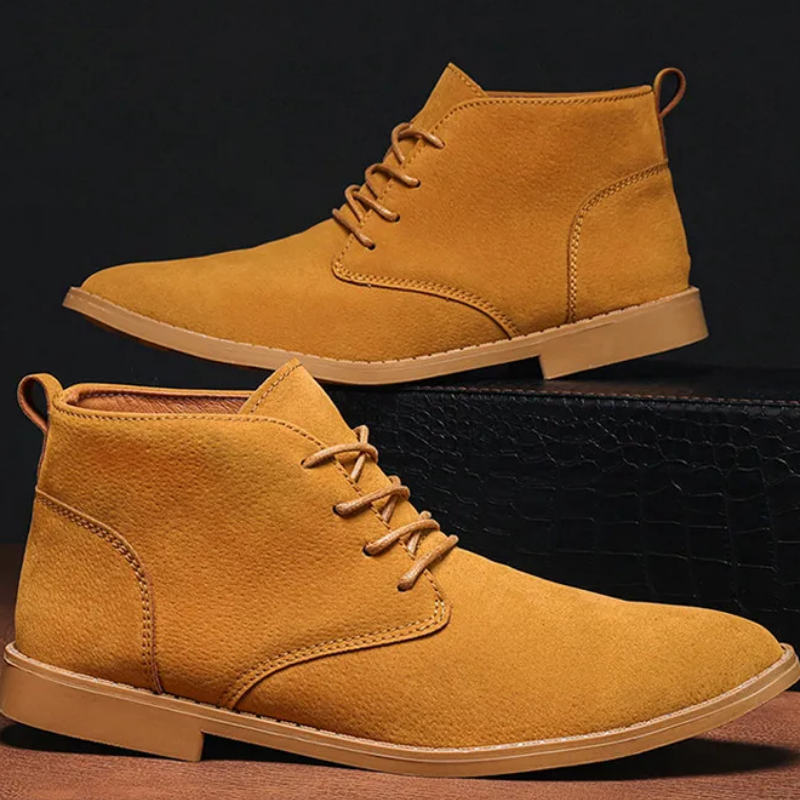 Sterhor - Moderne Heren Boots van Suède, Comfortabele Enkelhoge Schoenen