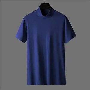 James™ grijze slanke col fleece heren t-shirts