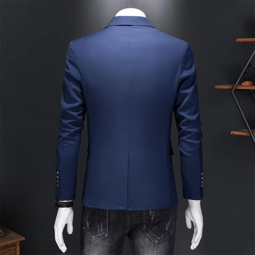 Evander - Heren Colbert - Slim Fit Blazer Met Één Knoop voor Casual Gebruik