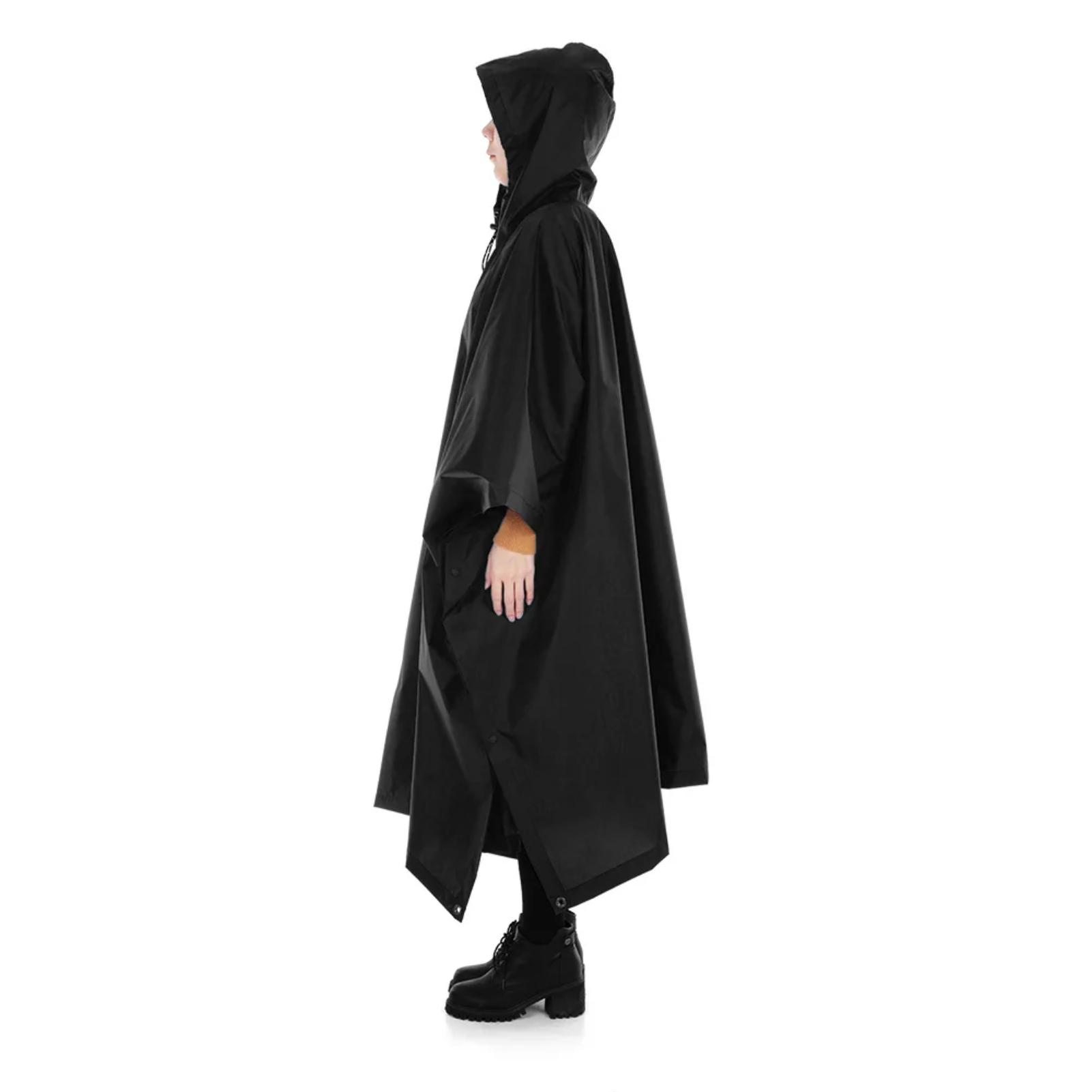 Vlagero - Heren Regenjas Poncho Waterdicht Lichtgewicht met Capuchon