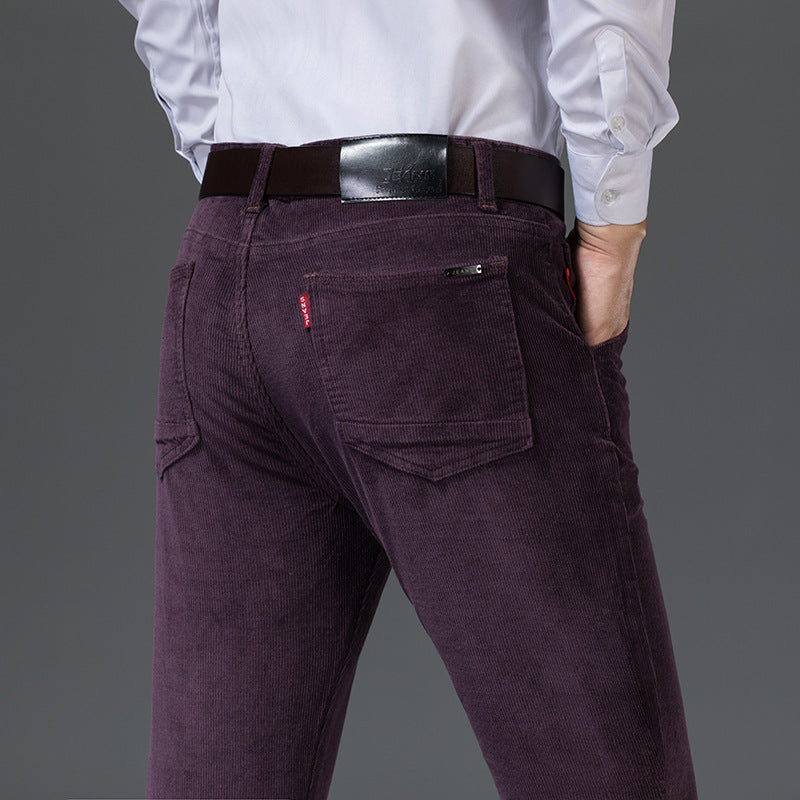 James™ klassieke heren corduroy broek van hoge kwaliteit