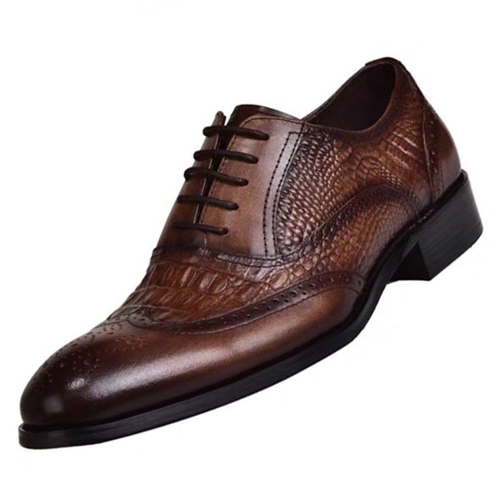 Oliver® retro krokodillenleer zachte zool nette schoenen