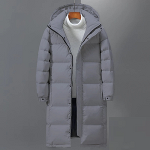 Trovell - Puffer Jacket Heren Extra Lang met Capuchon, Winddicht, Geïsoleerd & Warm