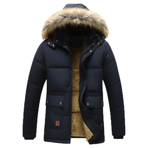 Oudvorn - Parka Winterjas Heren – Warm Gevoerd met Capuchon en Winddichte Stof