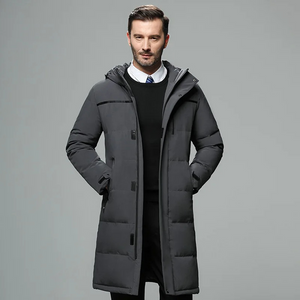 Pakrher - Parka Winterjas Heren – Lang Model met Capuchon en Warme Voering