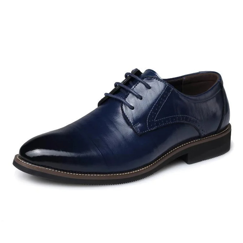 Brellex - Nette Heren Schoenen Leren Oxford met Klassieke Vetersluiting