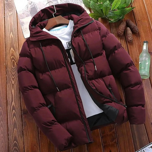 Pravoro - Puffer Jacket Heren met Capuchon, Dikke Isolatie, Winddicht & Winterklaar