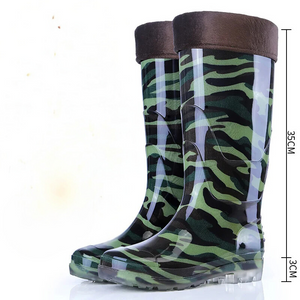 Scheldt - Sterke Heren Regenlaarzen met Camouflage Design en Antislip Zolen