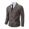 Menvolt - Heren Vest met Knopen - Slim Fit Formeel V-Hals Gebreid Model