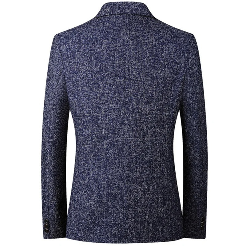 Lavrico - Heren Colbert - Slim Fit Blazer Met Twee Knoopsluiting en Textuur